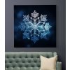 04 8313 mandala zima snih vlocka led geometrie obraz na platne