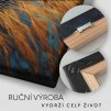 Lev, portrét modrozlatý pohled, Králové divočiny 8520 04 Obraz na plátně struktura plátna, háček a detail rámu
