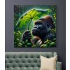 03 8547 gorila dest prales hlava list les opice obraz na platne