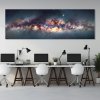 01 obraz na platne mlecna draha vesmir galaxie kvasar hvezda mlhovina asteroid meteorit slunce