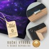 Strom života Purpurová aura Obraz na plátně struktura plátna, háček a detail rámu premium