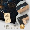 Mandala Vesmírný dotek, symbol, geometrie Obraz na plátně struktura plátna, háček a detail rámu premium