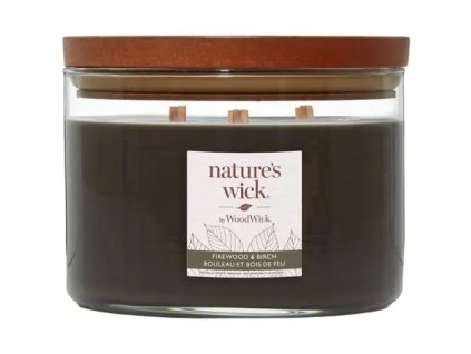 WoodWick Nature's Wick Firewood&Birch 433 g