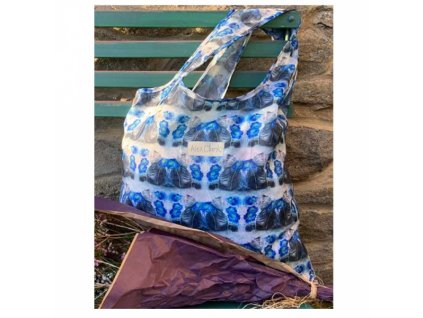 Skládací taška Alex Clark kočky na modré