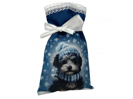 vánoční pytlík s pejskem feliti