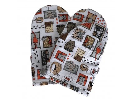 Kuchyňské chňapky kočky