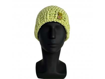 Zimní čepice světle zelená