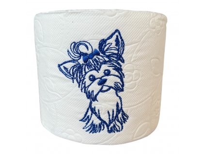Vyšívaný toaletní papír yorkšír