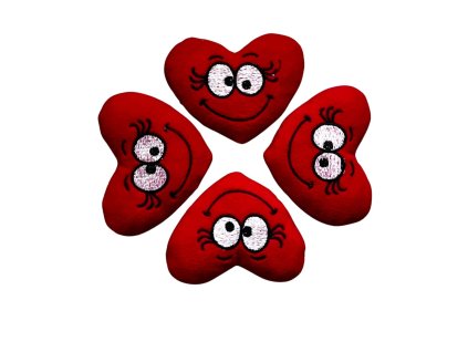 Vyšívané srdce MILOVAN