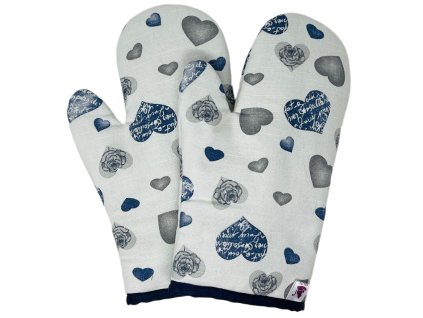 Chňapky modré srdce