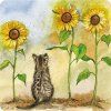 Podložka Cat and Sunflowers