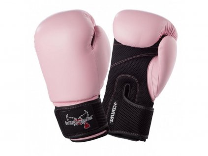 Boxerské rukavice ILOVEKICKBOXING růžové - 12 oz