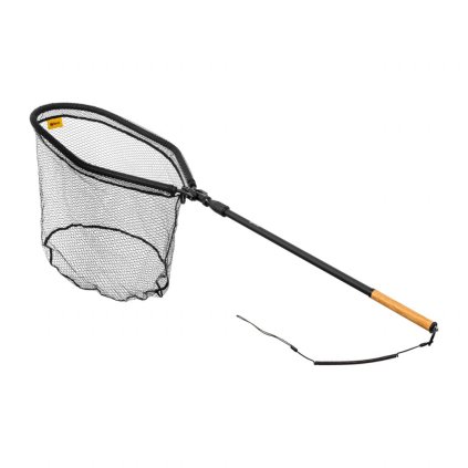 Fencl® PREDATOR PREMIUM PRO SPECIAL spinning net (Magnetic holder and safety cable Yes, Floating version Yes, Net selection Rubberized, Handle selection Natural, Frame size special M - 19" x 10")