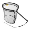 FENCL KING BELLY BOAT FLOATING landing net, carbon, extended handle, safety cable (Frame size XL - 21,5" x 18,5", Net selection Rubberized)