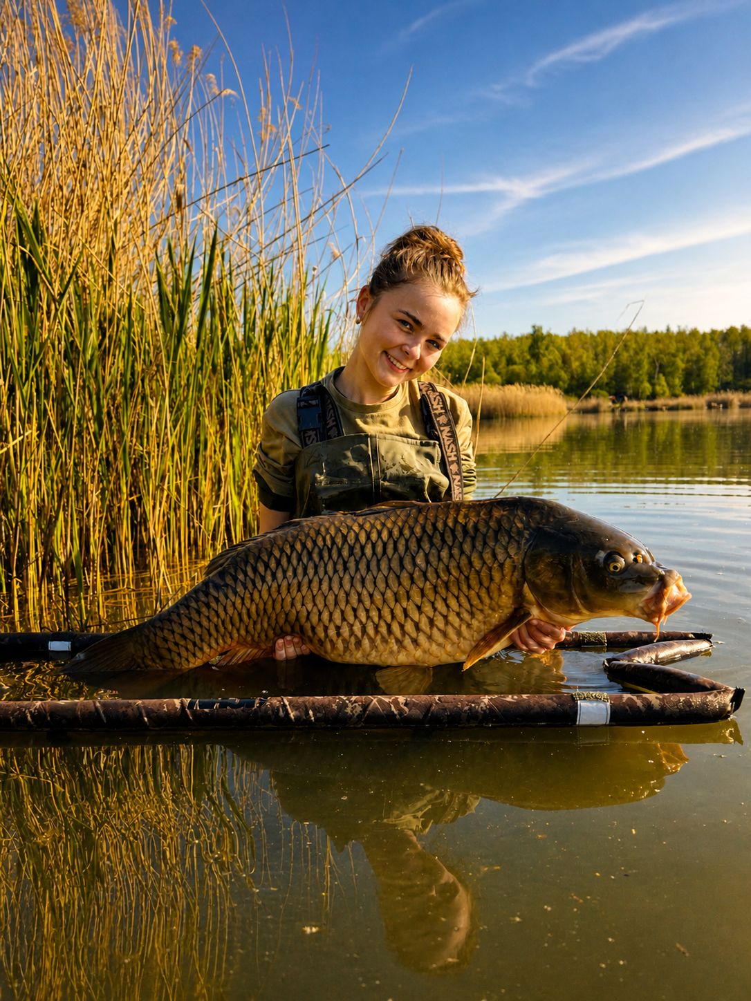 Kapr ulovený na Fencl Boilies Plum Squid