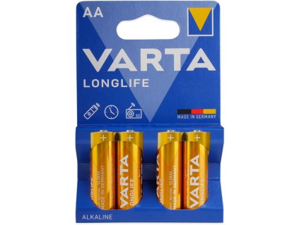 Baterie VARTA LONG LIFE LR6 alkalická 4ks