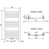 mexen ares elektricky radiator 700 x 400 mm 300 w bily w102 0700 400 2300 20e