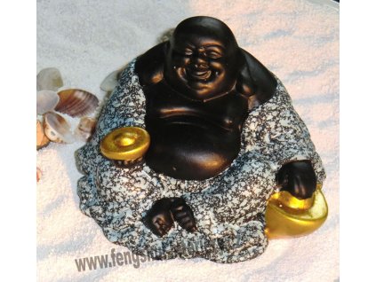 Sedící Buddha s ingotem