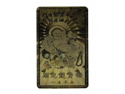 Zlatá karta ochrany - Buddha s dětmi