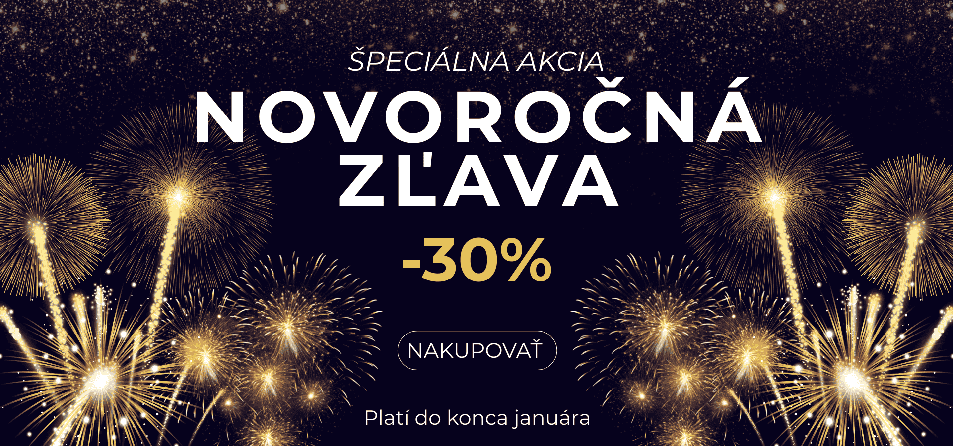 Novoročná zľava 30%