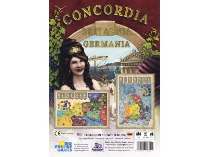 Concordia: Britannia & Germania – ANG, DE – CZ pravidla