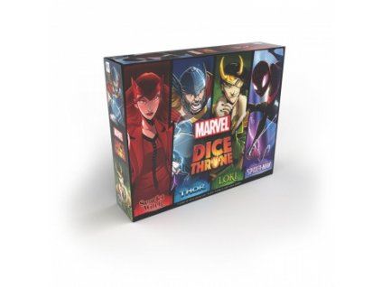 Dice Throne Marvel 4: Hero Box (Scarlet Witch, Thor, Loki, Spider-Man) – ANG