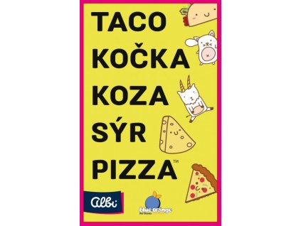 Taco, kočka, koza, sýr, pizza