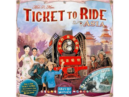 Ticket to Ride (Jízdenky prosím!): Volume 1 - Team Asia & Legendary Asia – ANG, CZ pravidla