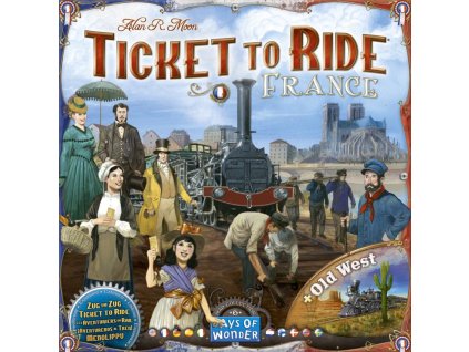 Ticket to Ride (Jízdenky prosím!): Volume 6 – France & Old West – ANG, CZ pravidla