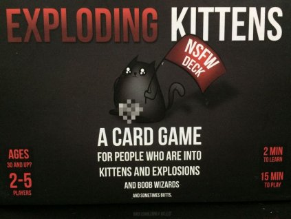 Výbušná koťátka (Exploding Kittens): NSFW Deck – ANG