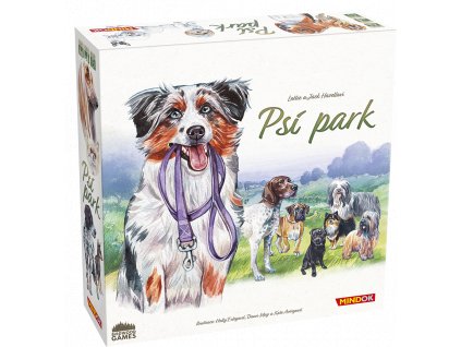 Psi park krabice 3D