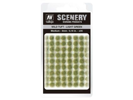 Vallejo: Scenery - Wild Tuft Light Green (4 mm)