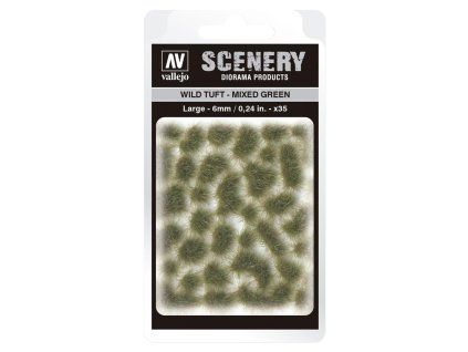 Vallejo: Scenery - Wild Tuft Mixed Green (6 mm)