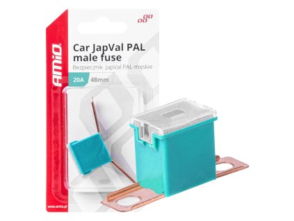 Pojistka JAPVAL PAL samec 48mm 20A AMIO-03417