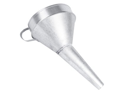 Trychtýř plechový křivýl fi 17 cm