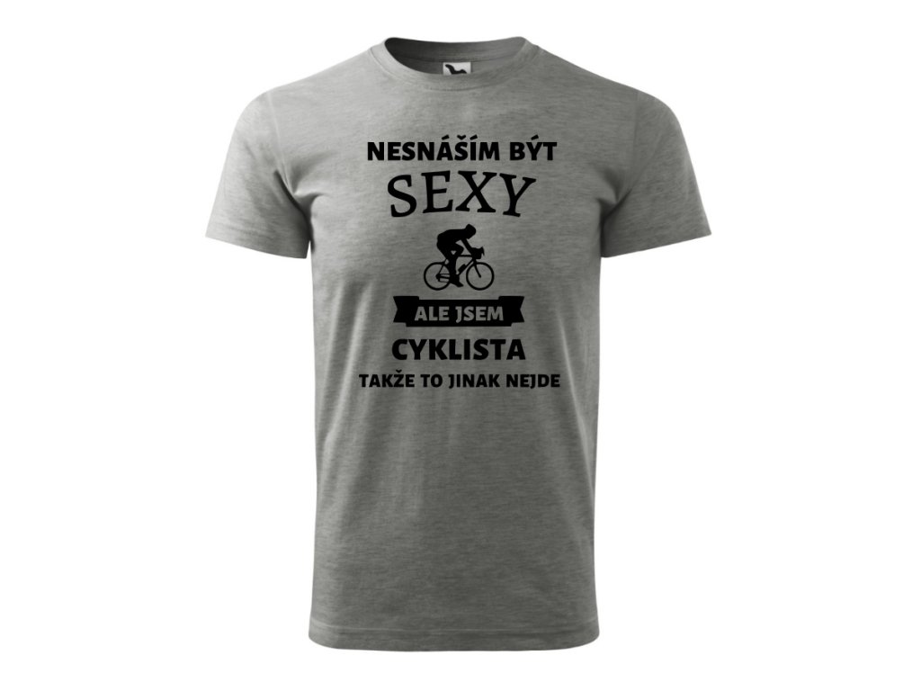 sexy cyklista šedé