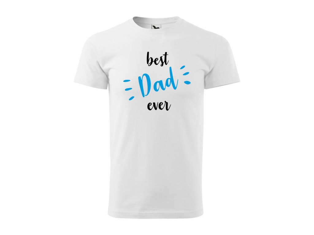 Pánské tričko Best dad - bílé