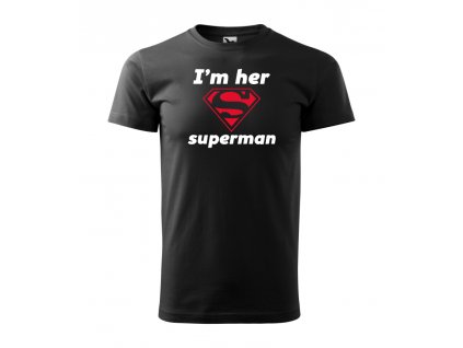 iam her superman černé