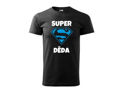 Pánské tričko Superděda - černé