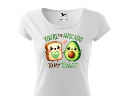 damske avocado to my toast Cropped