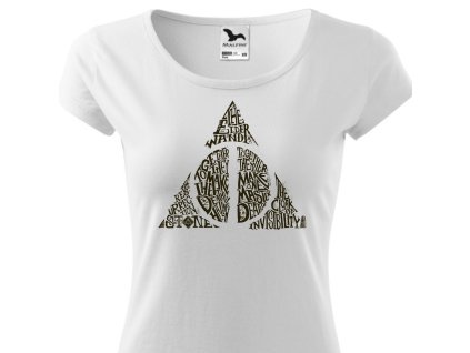 deathly hallows damske bile Cropped