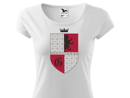gryffindor stit damske bile Cropped