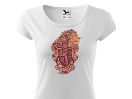 gryffindor erb lev damske bile Cropped