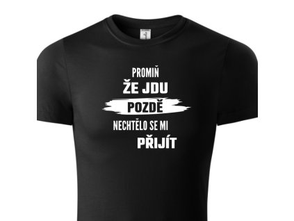 promin ze jdu pozde detske cerne Cropped