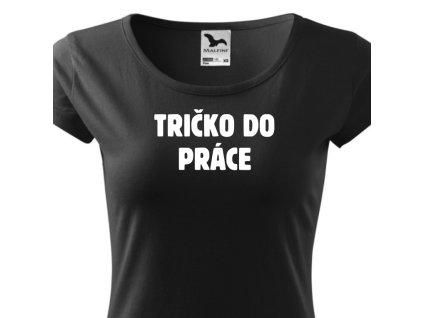 damske tricko do prace cerne