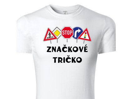 detske znackove tricko bile