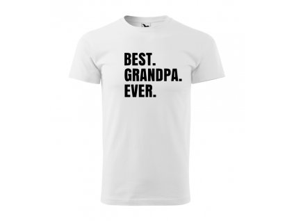 best grandpa ever bílé