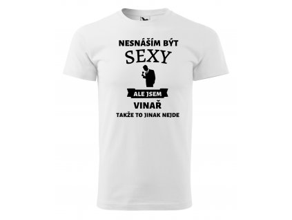 sexy vinař bílé