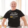 rounded neck tee mockup of a smiling senior man sitting on a chair at home m17555 r el2 Cropped