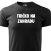 panske tricko na zahradu cerne